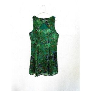 Jack by BB Dakota Green Floral Sleeveless Mini Dress